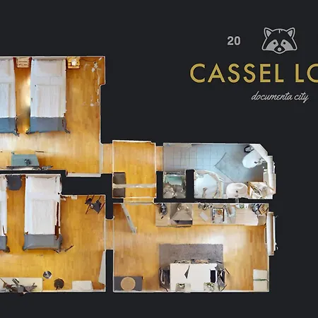 Lofts - Gehobene Monteurwohnung Fuer 4 - Naehe Uni, Klinikum, Industriepark Mittelfeld 公寓