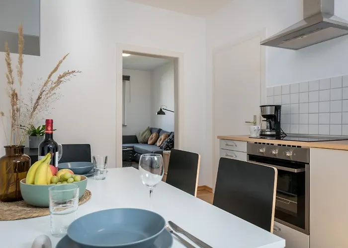 Apartment Lofts - Gehobene Monteurwohnung Für 4 - Nähe Uni, Klinikum, Industriepark Mittelfeld Kassel