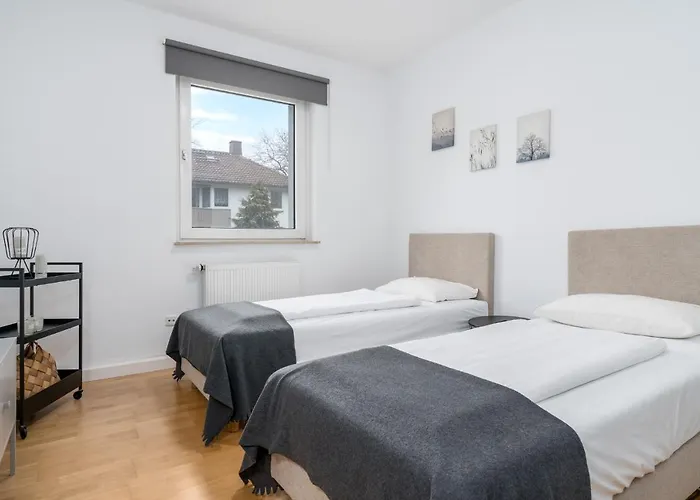 公寓 Lofts - Gehobene Monteurwohnung Fuer 4 - Naehe Uni, Klinikum, Industriepark Mittelfeld 卡塞尔