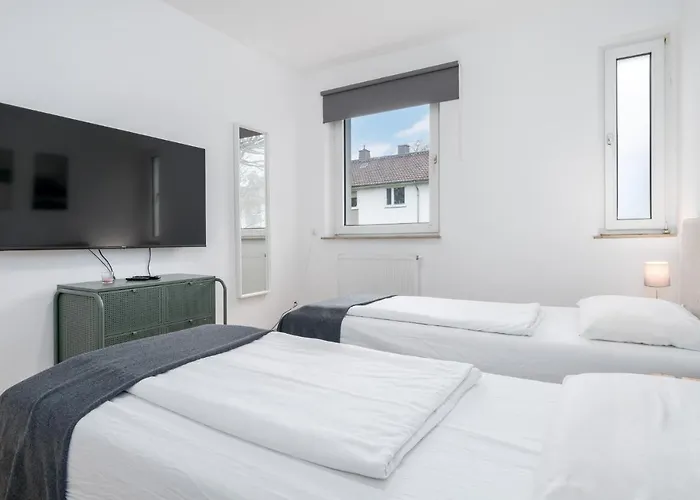 Lofts - Gehobene Monteurwohnung Fuer 4 - Naehe Uni, Klinikum, Industriepark Mittelfeld 公寓 卡塞尔