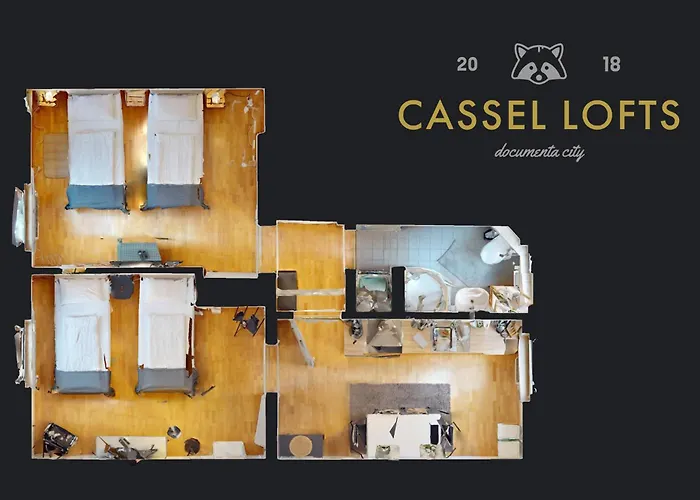 Lofts - Gehobene Monteurwohnung Für 4 - Nähe Uni, Klinikum, Industriepark Mittelfeld Apartment